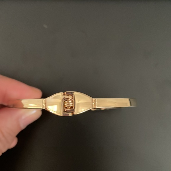 18K Gold Plated/ Crystals Bangle- Women - Picture 3 of 11